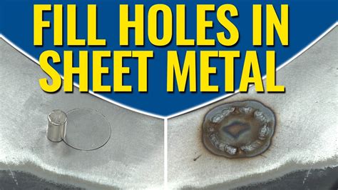 fill holes in sheet metal|metal door hole filler.